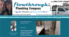 Desktop Screenshot of flowthroughplumbing.com