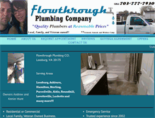 Tablet Screenshot of flowthroughplumbing.com